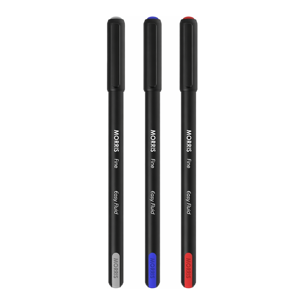 OFFICENEX 이지플루이드 볼펜 레드(0.7mm/모리스)