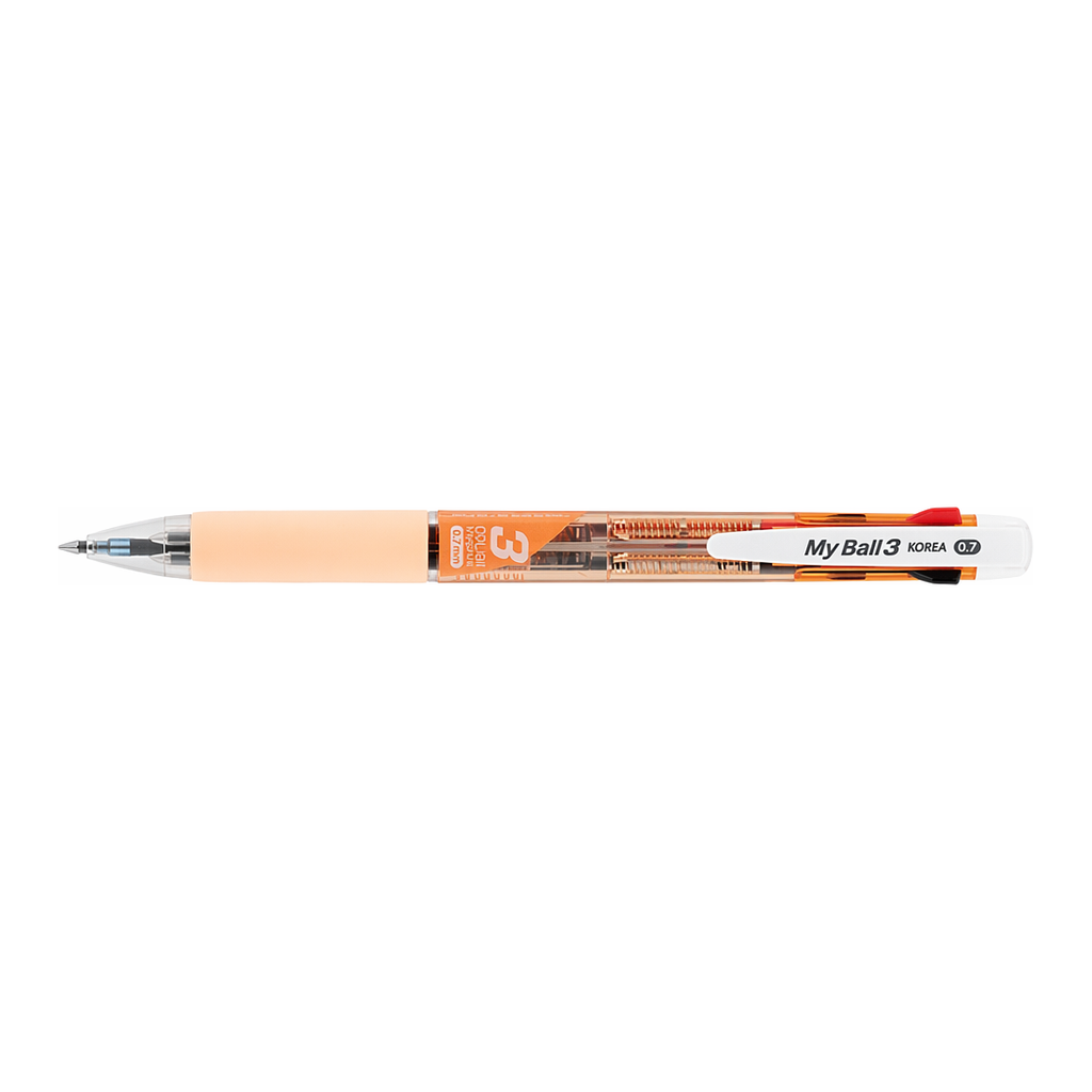OFFICENEX 마이펜 마이볼 3색볼펜(0.7mm/피치/1EA)