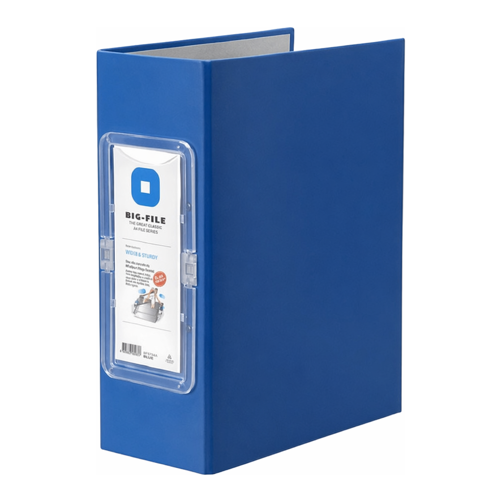 OFFICENEX 손잡이형 파이프바인더(B891-7A/A4/7cm/두께9cm/민자/청색)