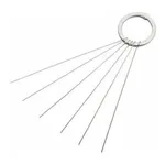 AS ONE Cleaning Needle Set for Nozzle (6 pieces set), 노즐 청소용 니들 세트 (6종 세트)