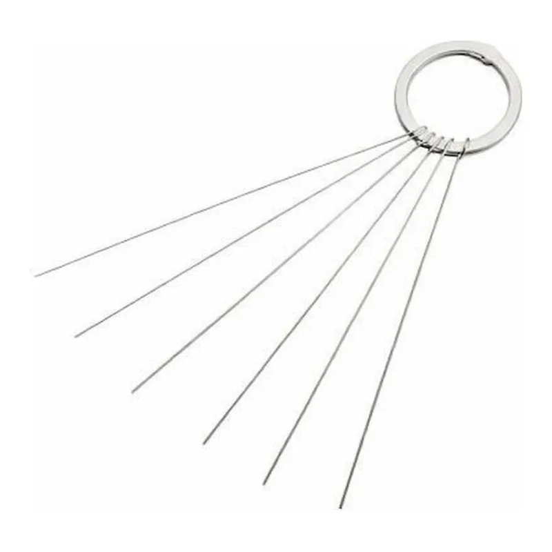AS ONE Cleaning Needle Set for Nozzle (6 pieces set), 노즐 청소용 니들 세트 (6종 세트)