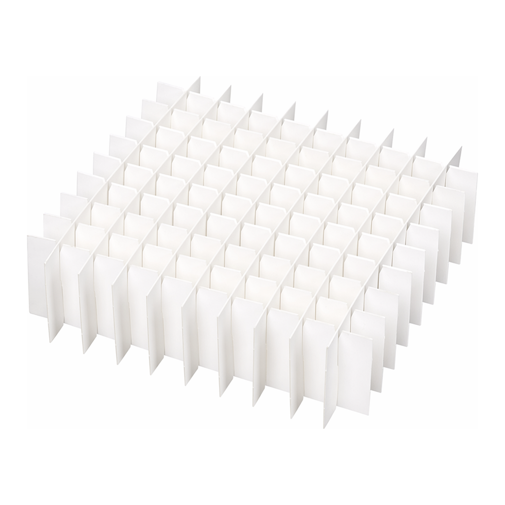 Thermo Fisher Scientific Fiberboard Box Dividers for Ultra-Low Temperature and Cryogenic Freezers, holds 12 mm vials, 0.44 x 0.44 in. (1.1 x 1.1 cm) 10 x 10 grid