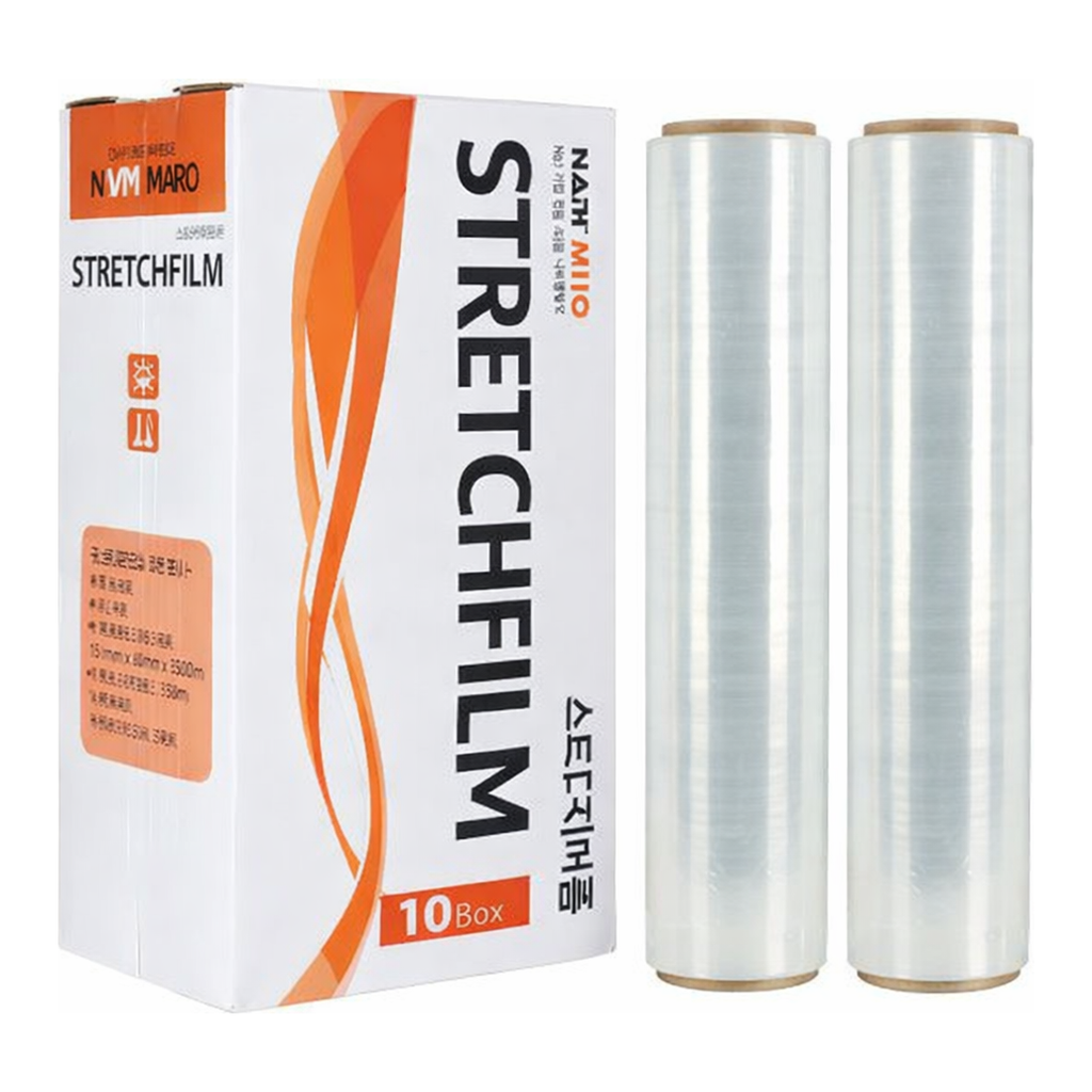 OFFICENEX [P]스트레치필름 (20μmX500mmX350m/4EA/BOX/NAVI)