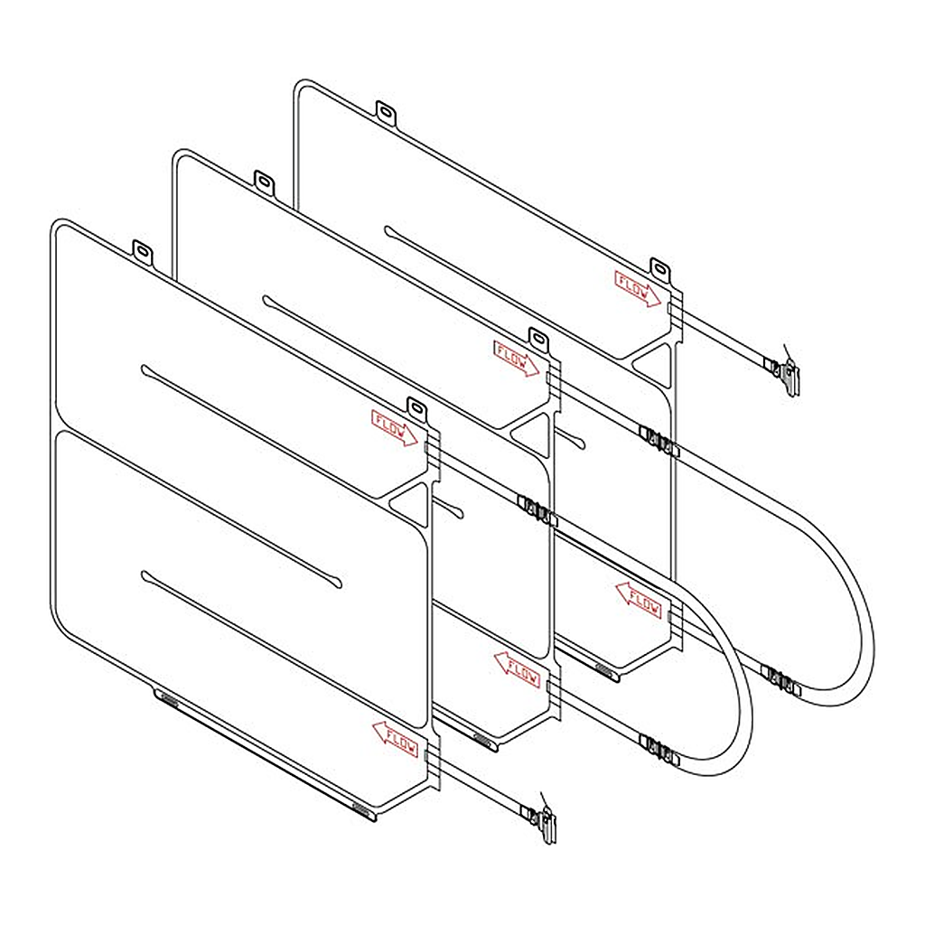 Thermo Fisher Scientific DHX Heat Exchanger BioProcess Container (BPC), ASI 26/77 film, ReadyMate connections, three 6-L BPCs