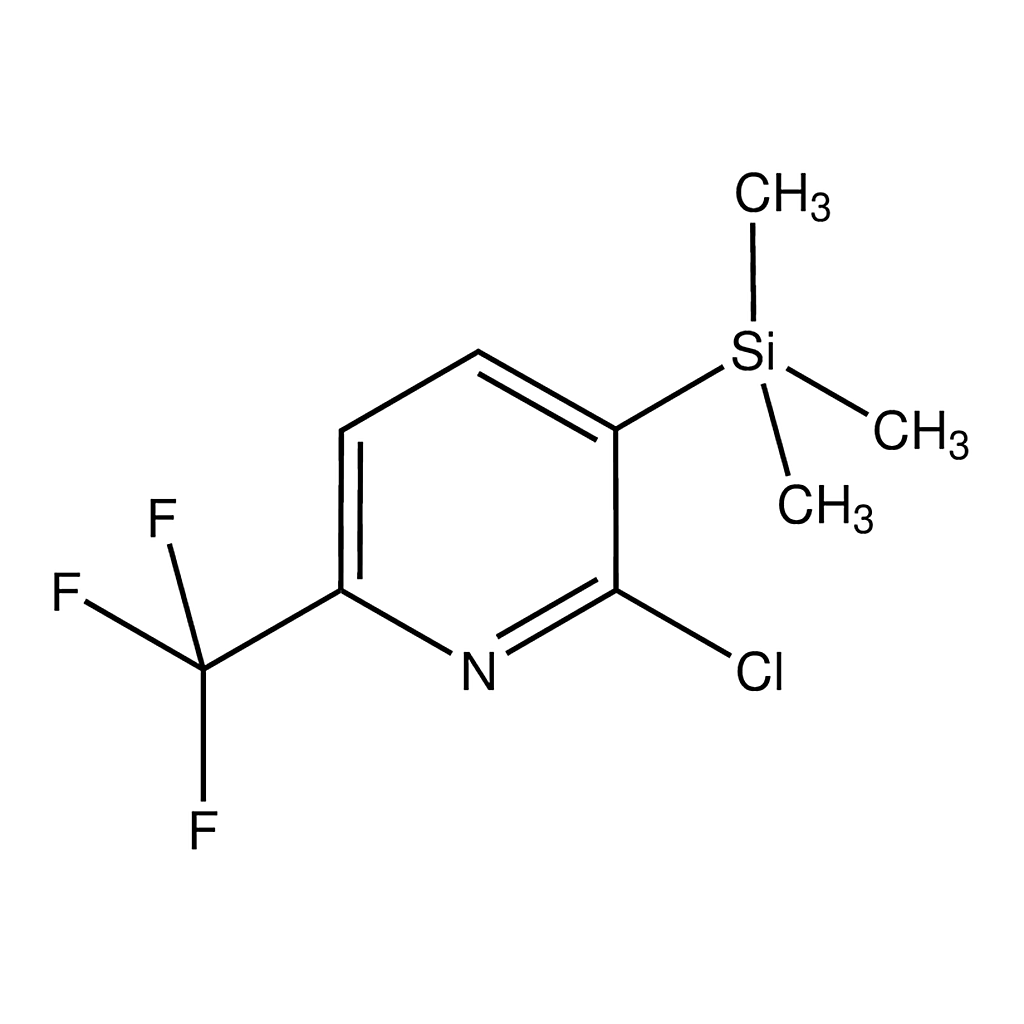 Merck 2-Chloro-6-trifluoromethyl-3-(trimethylsilyl)pyridine