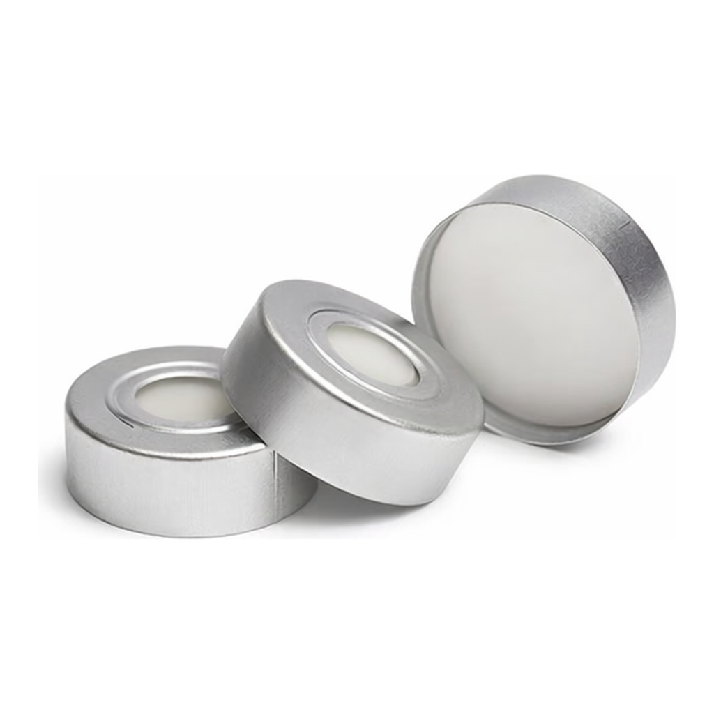 Agilent Hdspc Al sfty crmp cap,PTFESi,20mm,100PK