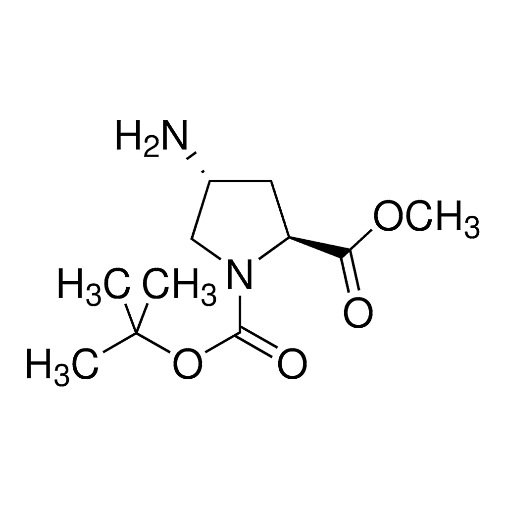 Merck 1-tert-Butyl 2-methyl (2S,4R)-4-amino-1,2-pyrrolidinedicarboxylate