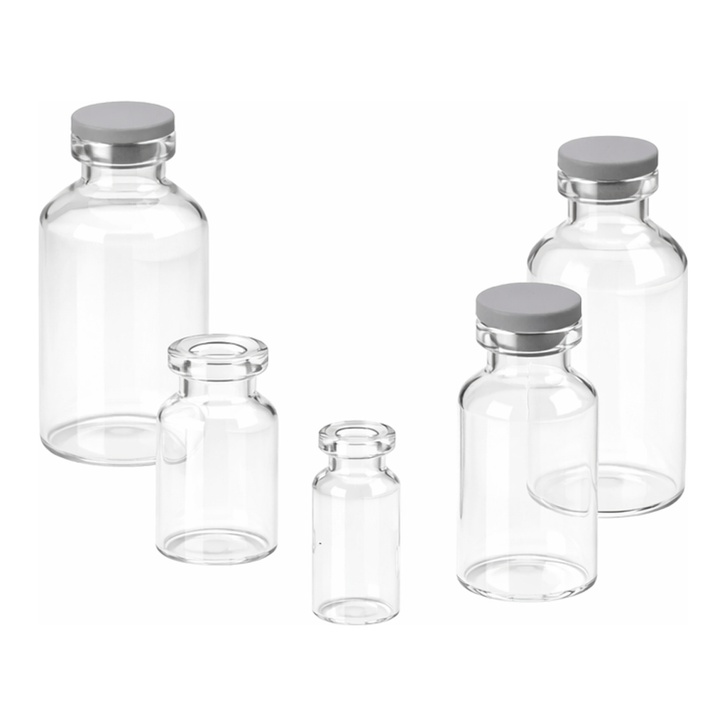AS ONE Vial Bottle (with Butyl Rubber Stopper), 바이알 병(부틸 고무마개 부속)