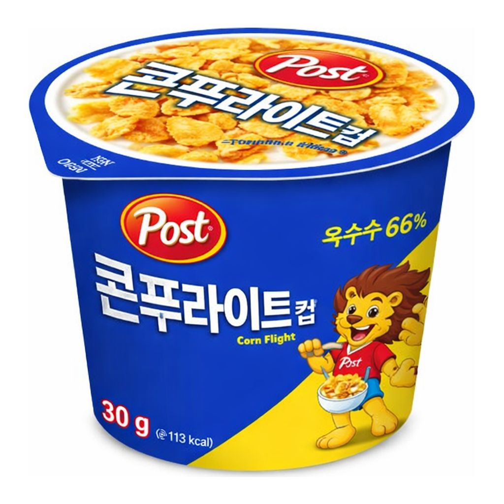 OFFICENEX [P]포스트 컵 시리얼 콘푸라이트(30g*12입)