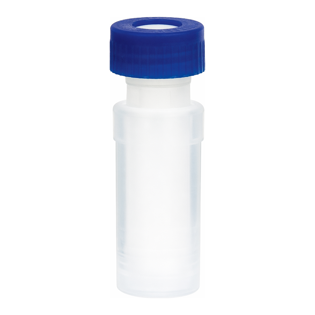 Restek Filter Vials, 0.45um PTFE, Non-Slit Cap 100-pk., Thomson SINGLE StEP nano Blue Cap