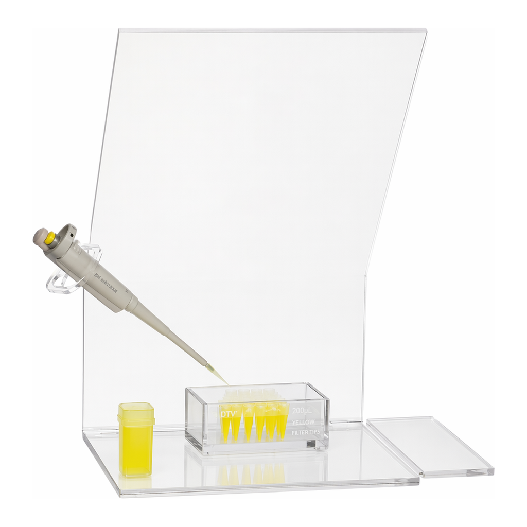 Merck Workshields for beta-emitters, free standing