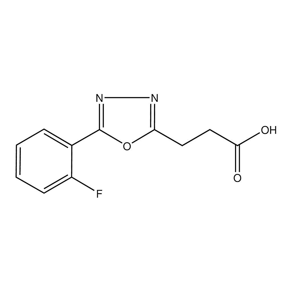 Merck 3-(5-(2-Fluorophenyl)-1,3,4-oxadiazol-2-yl)propanoic acid