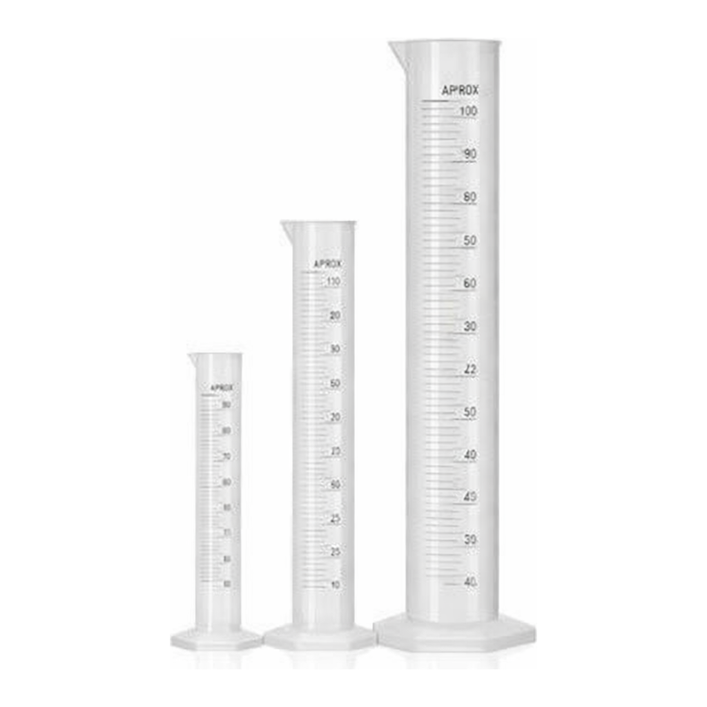Merck Azlon Hexagonal Base Polypropylene Cylinders with Molded Graduations