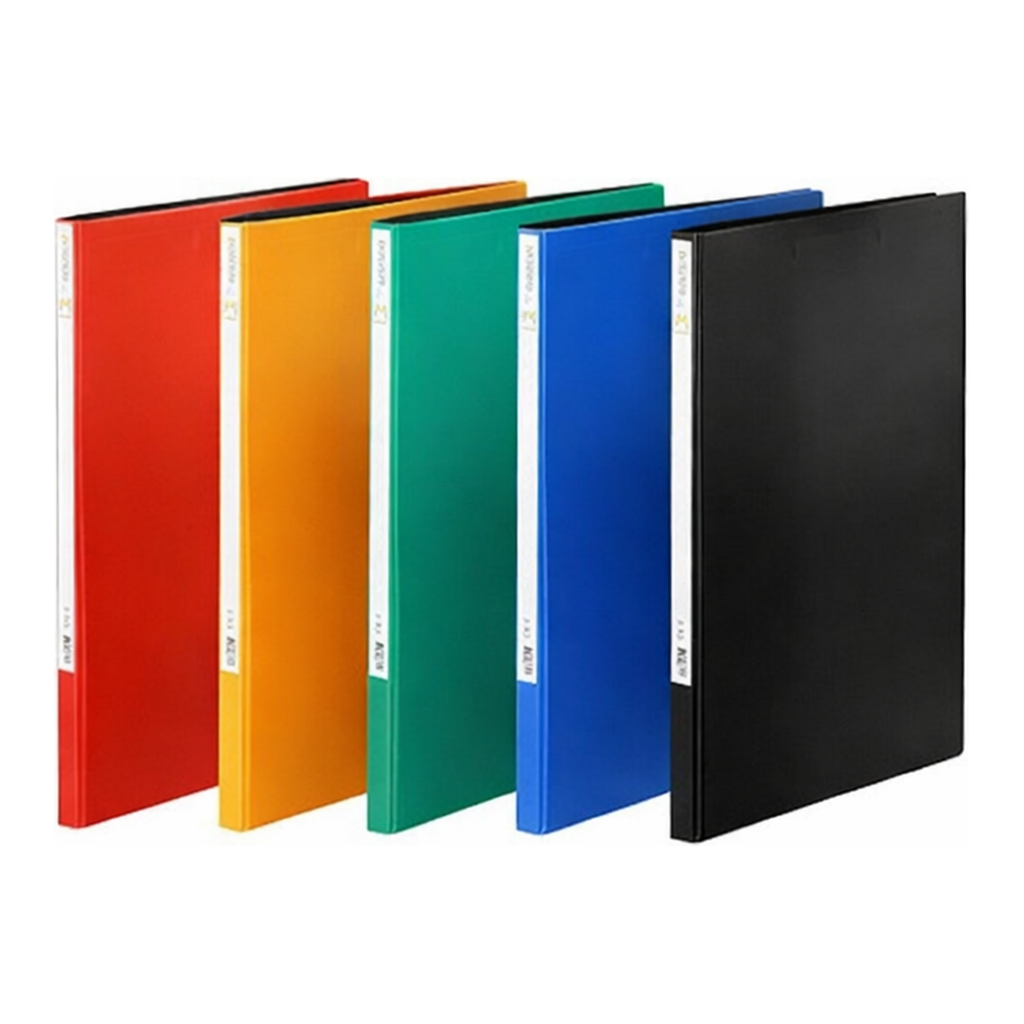 OFFICENEX 문화 PP펀치레스화일(F431-7/A4/좌철/흑색)