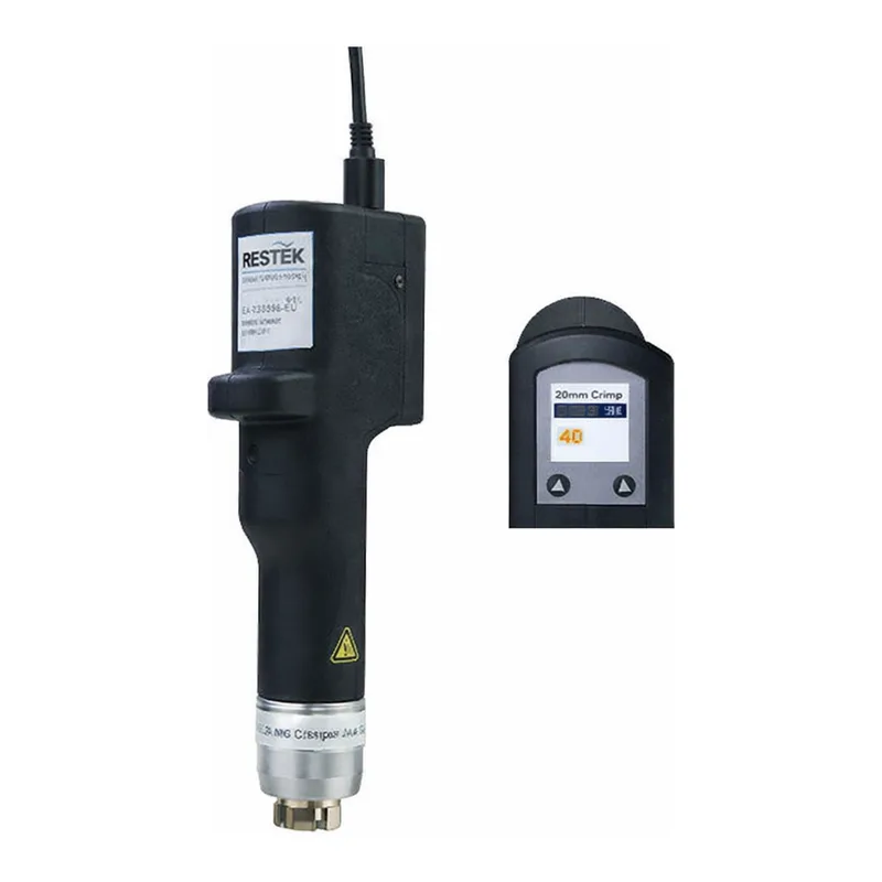 Restek Electronic Crimper High Power with Universal Fixed Power Supply with OLED display screen