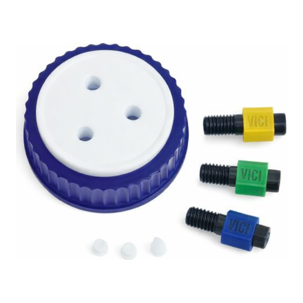 Restek Mobi-Cap 3-Port For GL-45 Threaded Bottles Ea.