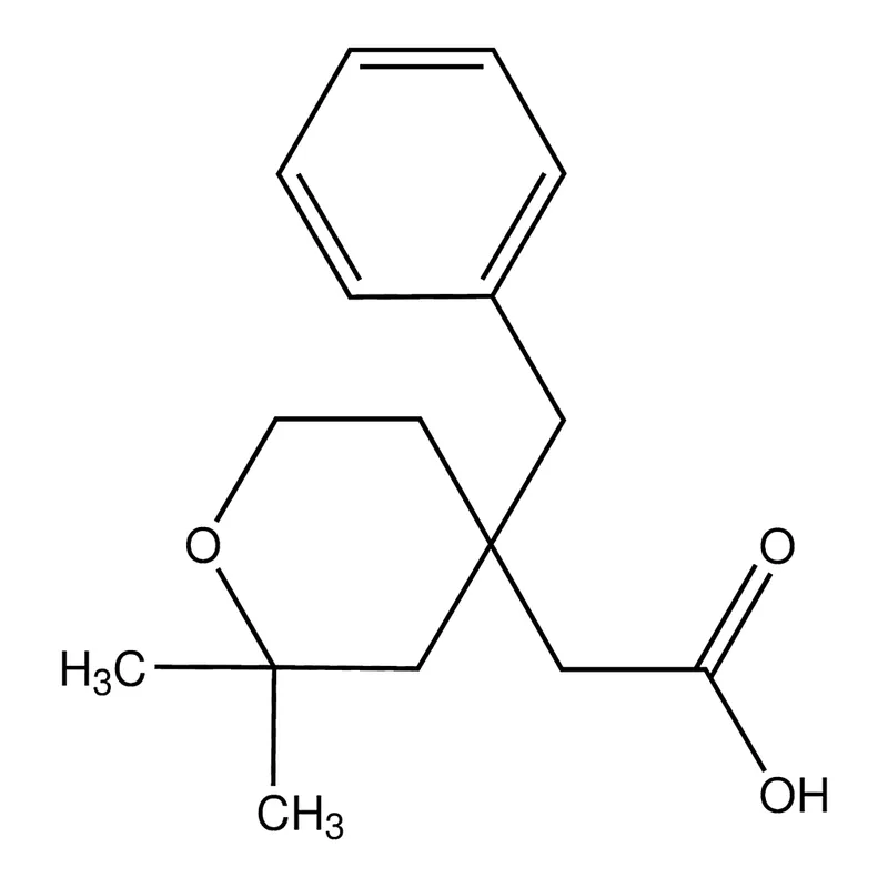 Merck 2-(4-Benzyl-2,2-dimethyltetrahydro-2H-pyran-4-yl)acetic acid
