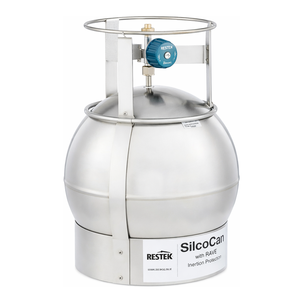Restek SilcoCan Canister 6L with 2-Port RAVE+