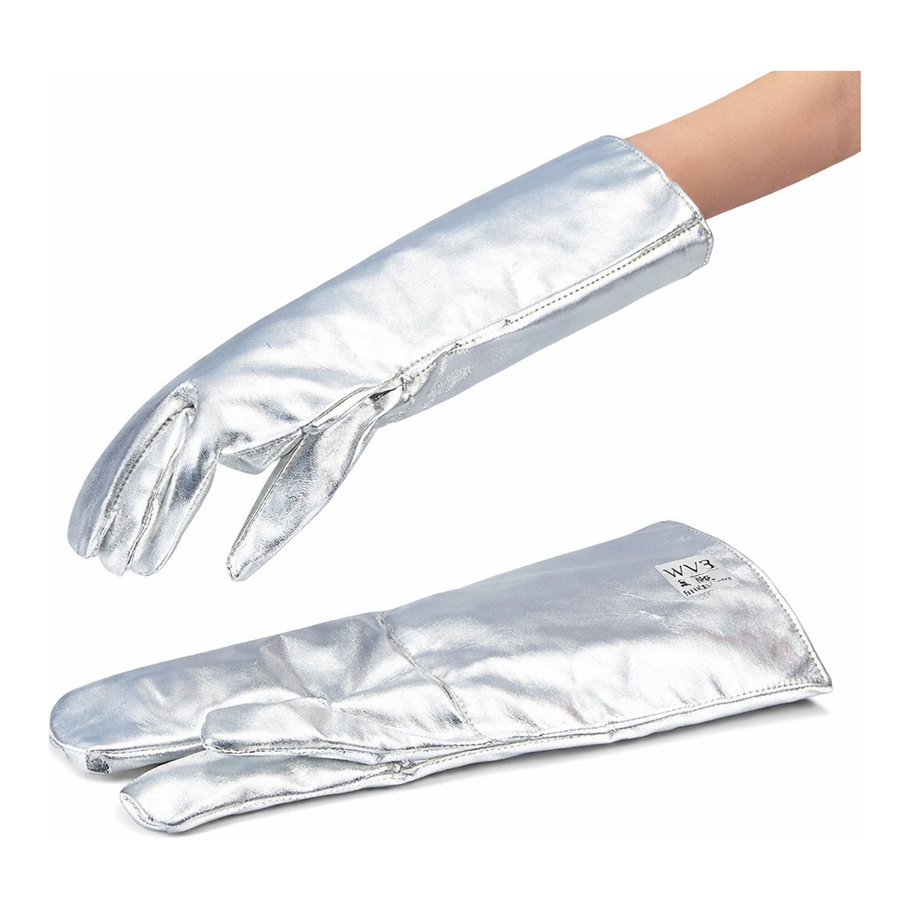 AS ONE Heat Resistant Glove Aluminium Carbon Kevlar®  (350℃)  400mm, 내열장갑 (350℃)  400mm
