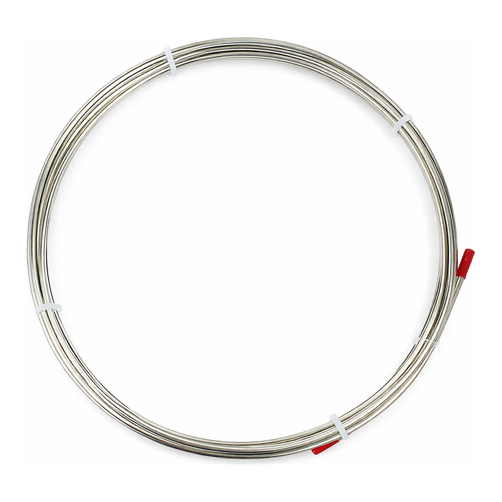 Restek Tubing, Stainless Steel, 304SS Rinsed and Cleaned 1/4in OD x 0.210in ID, 100ft Roll