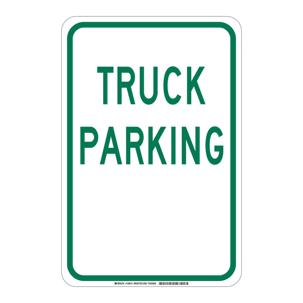 Brady Truck Parking Sign