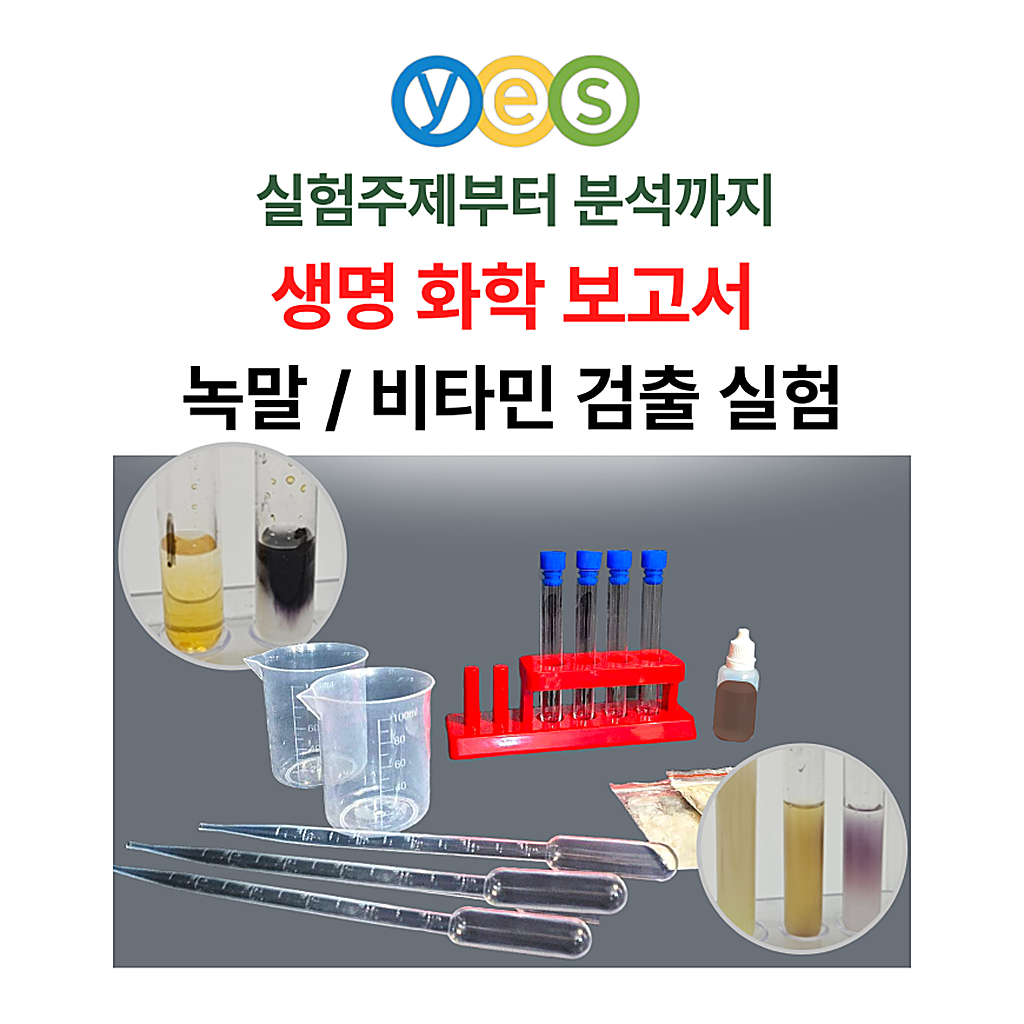 YES C4 녹말/비타민검출 실험