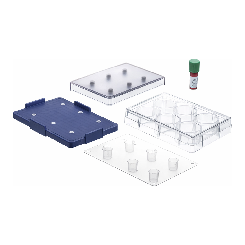Greiner Bio One 6 WELL BIO-ASSEMBLER KIT, CLEAR,NANOSHUTTLE 600 µL, LEVITATING DRIVE, HOLDING DRIVE, 6 WELL MICROPLATE, CELL-REPELLENT SURFACE