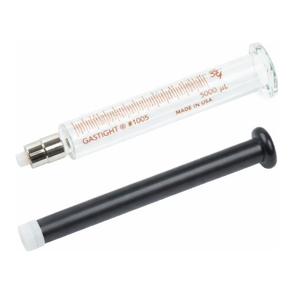 Restek Syringe, 5ml Gas Tight Syringe w/Luer Lock