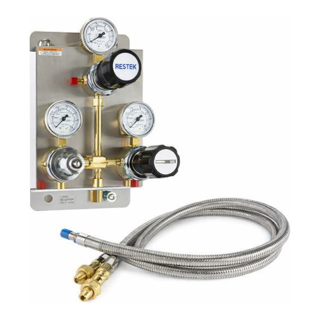 Restek Switchover System, Brass, Automatic Switchover System With Line Regulator For Use with N2,