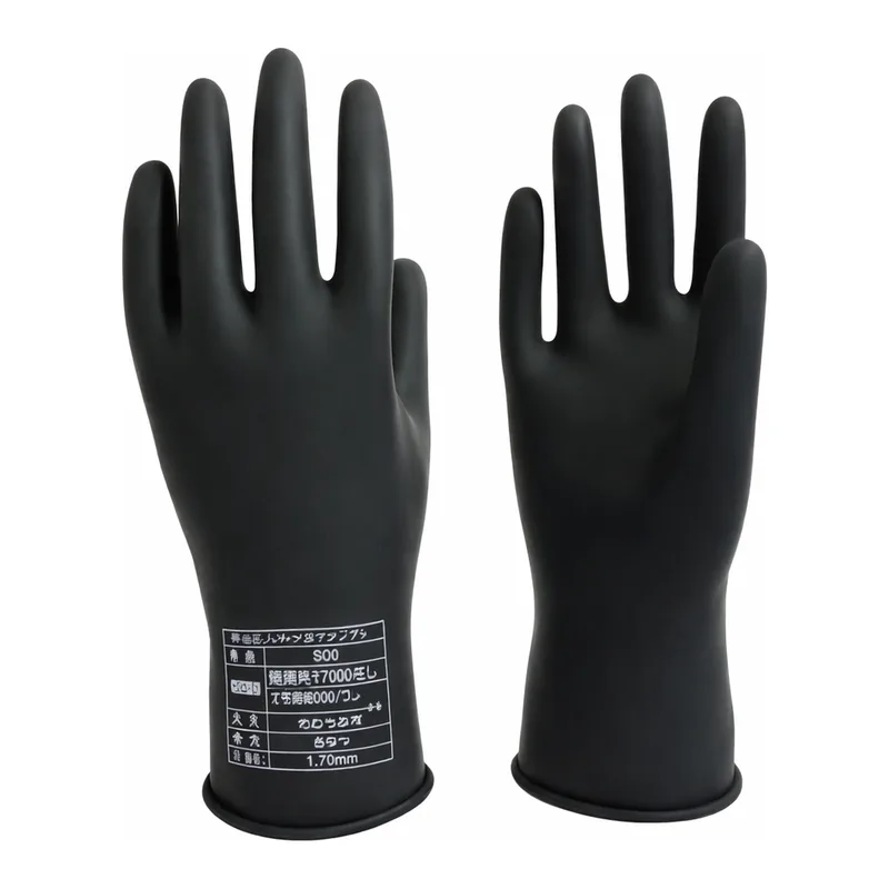 AS ONE Low Voltage Rubber Glove (thin Type) DC 750 v or less, 저압 고무장갑 (얇은 타입) 직류750V이하