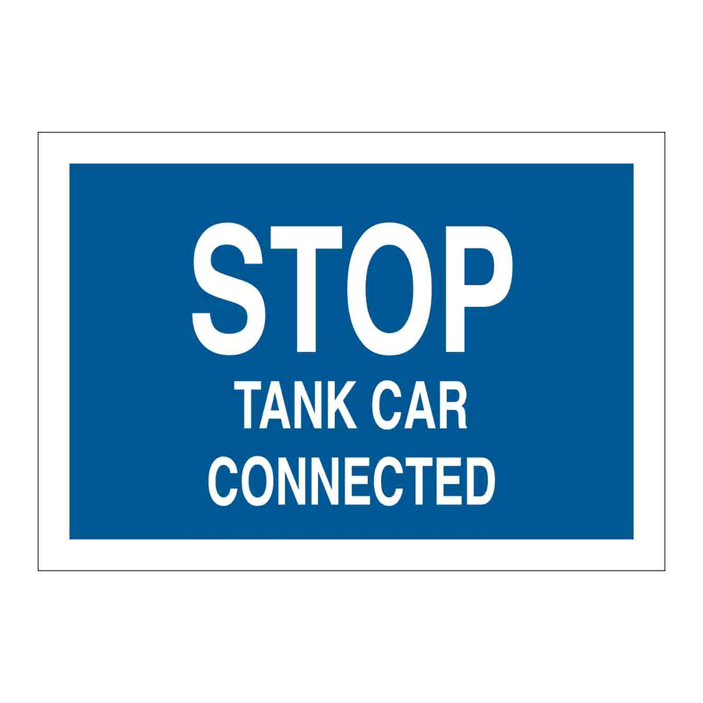 Brady STOP Tank Car Connected Sign