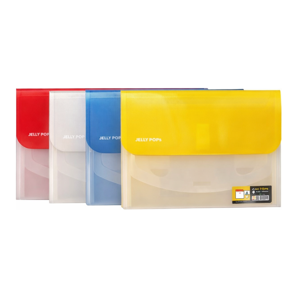 OFFICENEX 슬라이딩 도큐멘트화일 4분류(A4/투명/JF582-71)