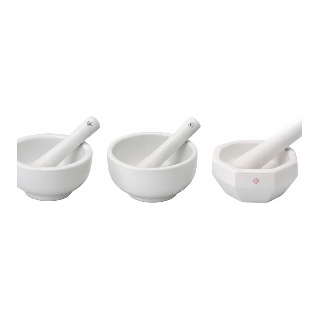 AS ONE Mortar·Pestle Mullite(Granulated Product), 멀라이트제 유발·유봉(화도형)