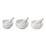 AS ONE Mortar·Pestle Mullite(Granulated Product), 멀라이트제 유발·유봉(화도형)
