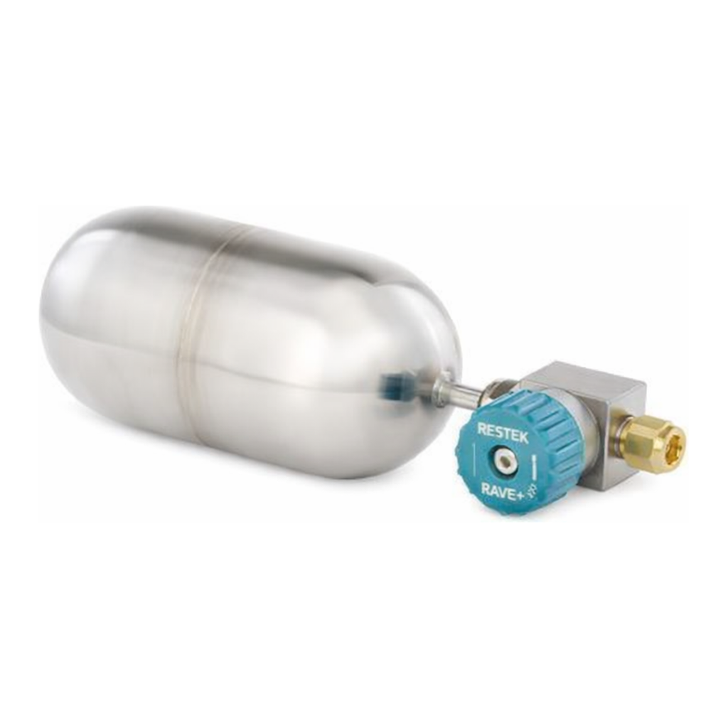 Restek Electropolished Stainless-Steel Miniature Canister 400cc with RAVE+