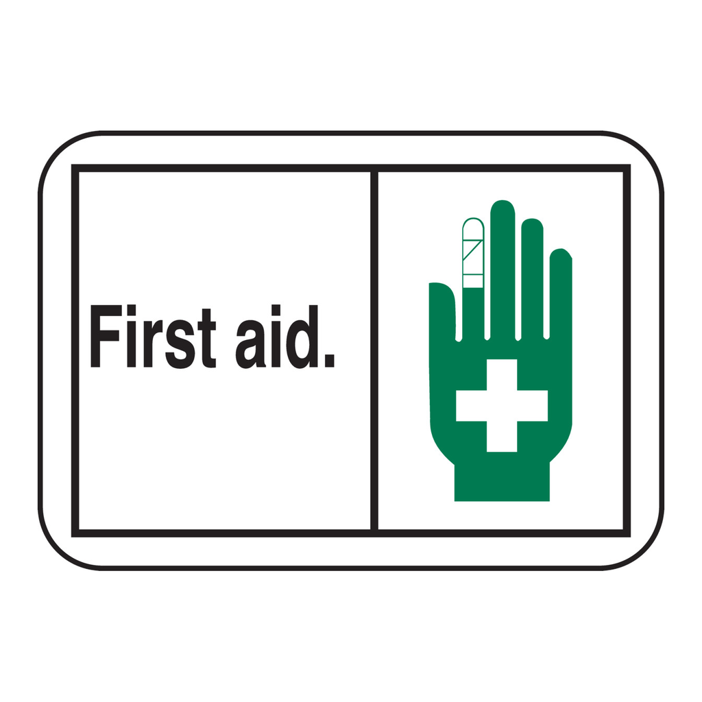 Brady First Aid Sign