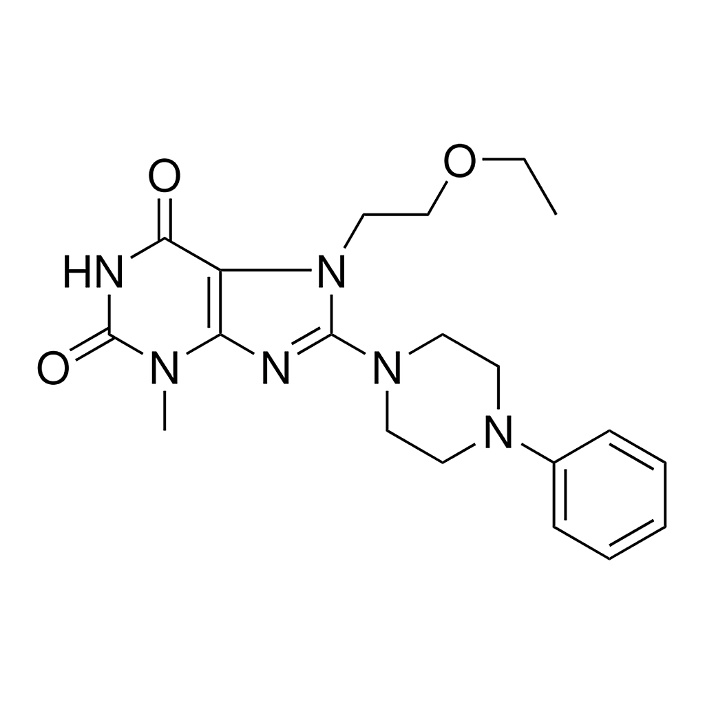Merck 7-(2-ETHOXYETHYL)-3-ME-8-(4-PH-1-