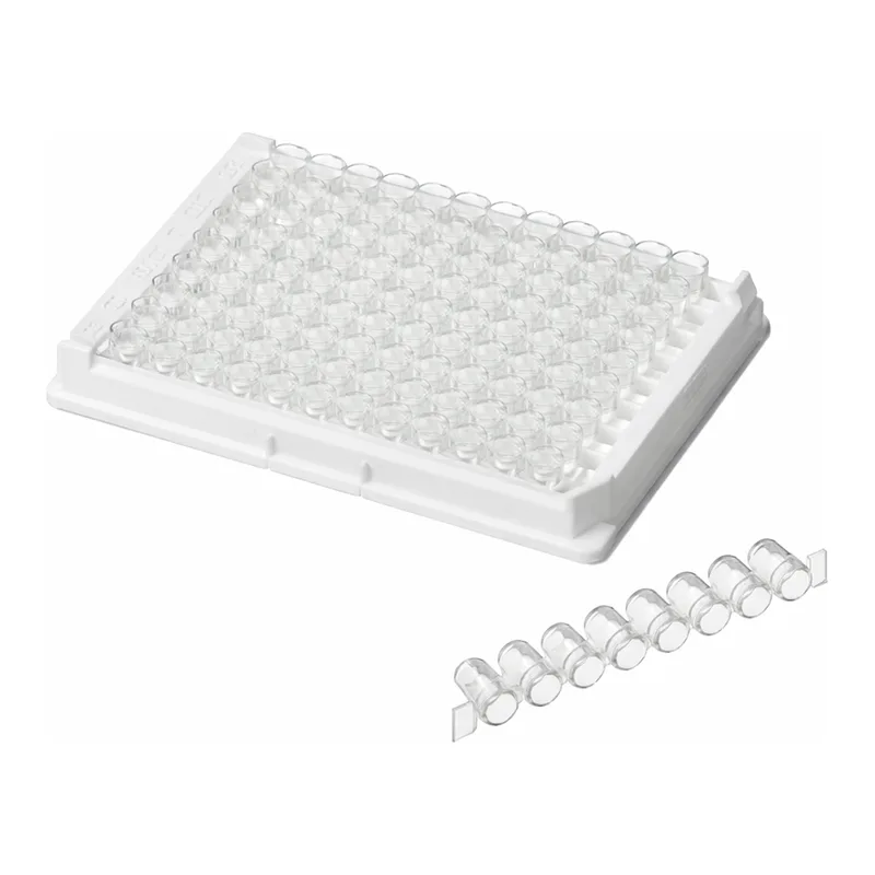 Thermo Fisher Scientific Pierce 8-Well Polystyrene Strip Plates, Corner Notch