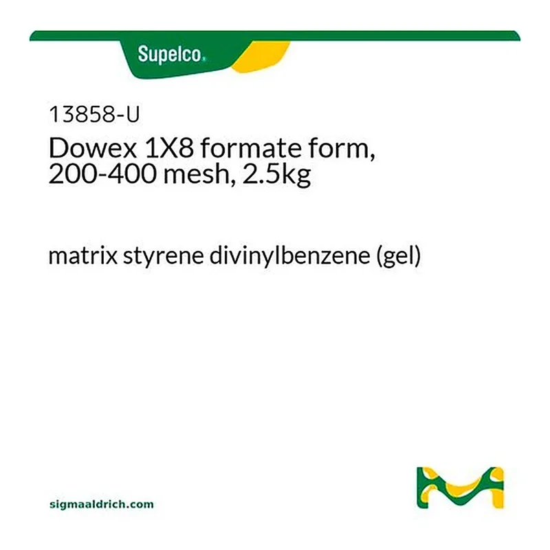 Merck 2.5 KG DOWEX 1X8 FORMATE FORM, &