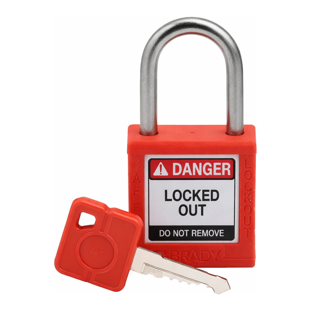 Brady Velocity Nylon Compact Safety Lockout Padlocks