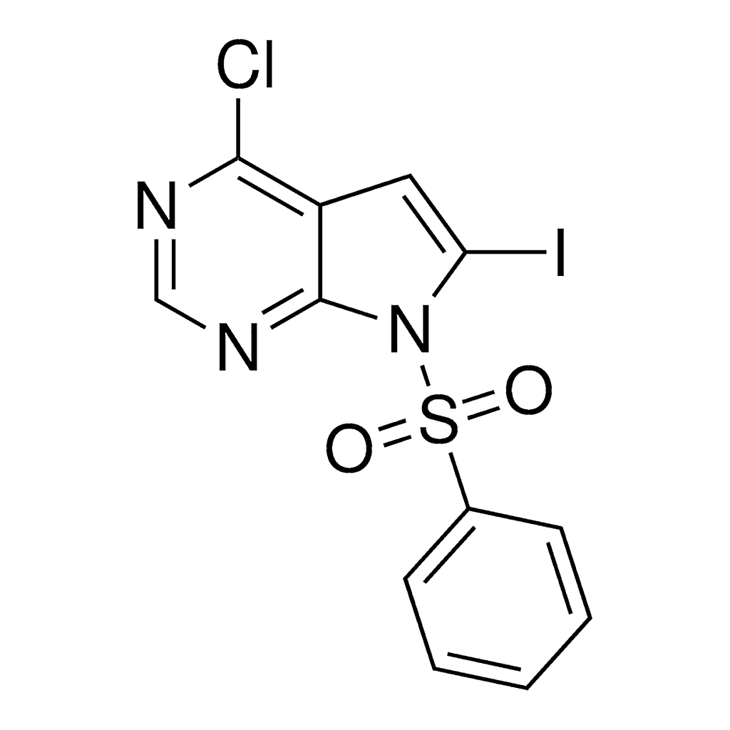 Merck 4-Chloro-6-iodo-7-(phenylsulfonyl)-7H-pyrrolo[2,3-d]pyrimidine