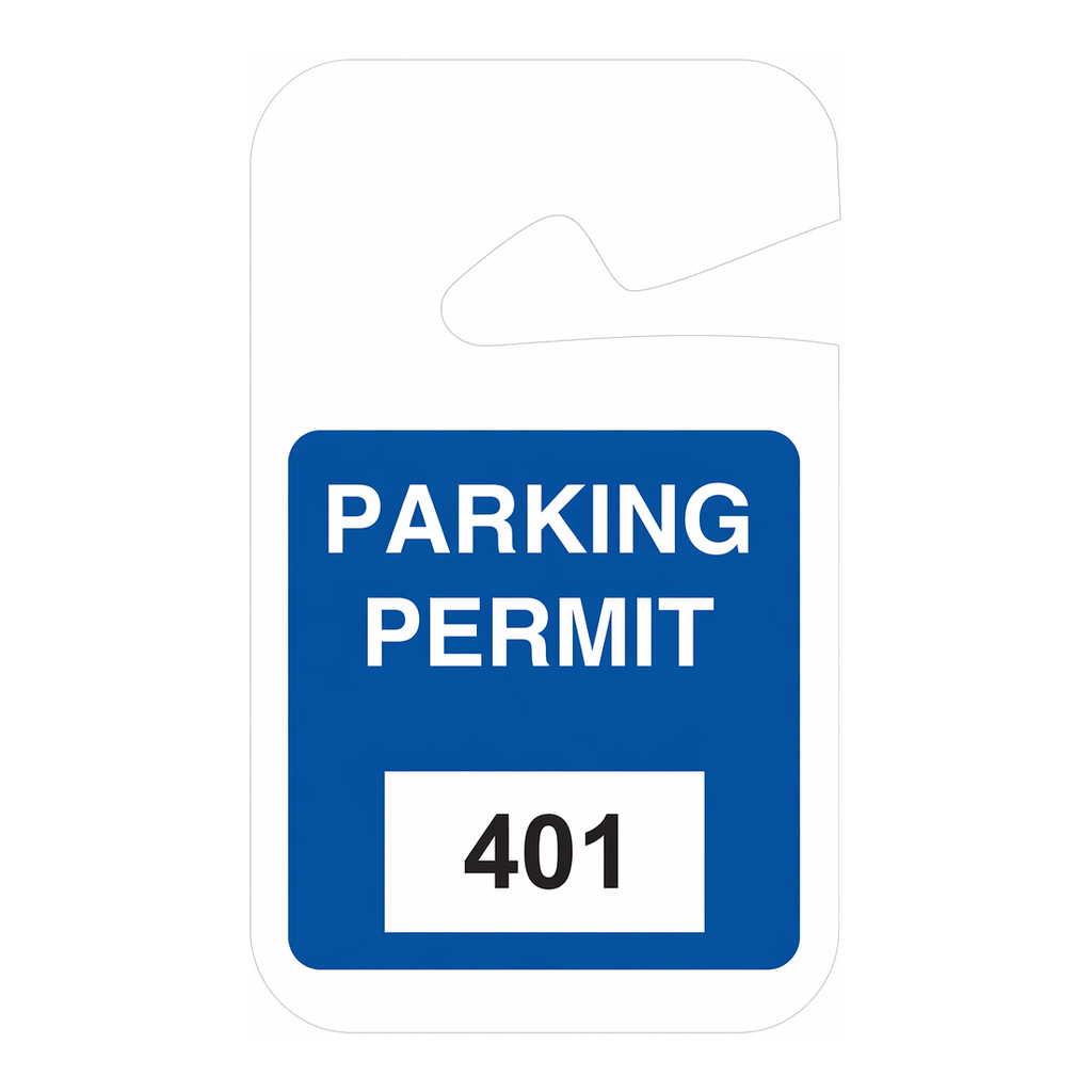 Brady Rearview Mirror Hanging Tags