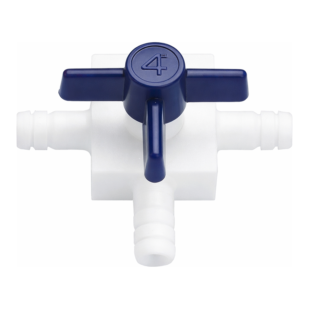 Merck BRAND(R) stopcock T-bore with nozzles
