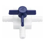 Merck BRAND(R) stopcock T-bore with nozzles