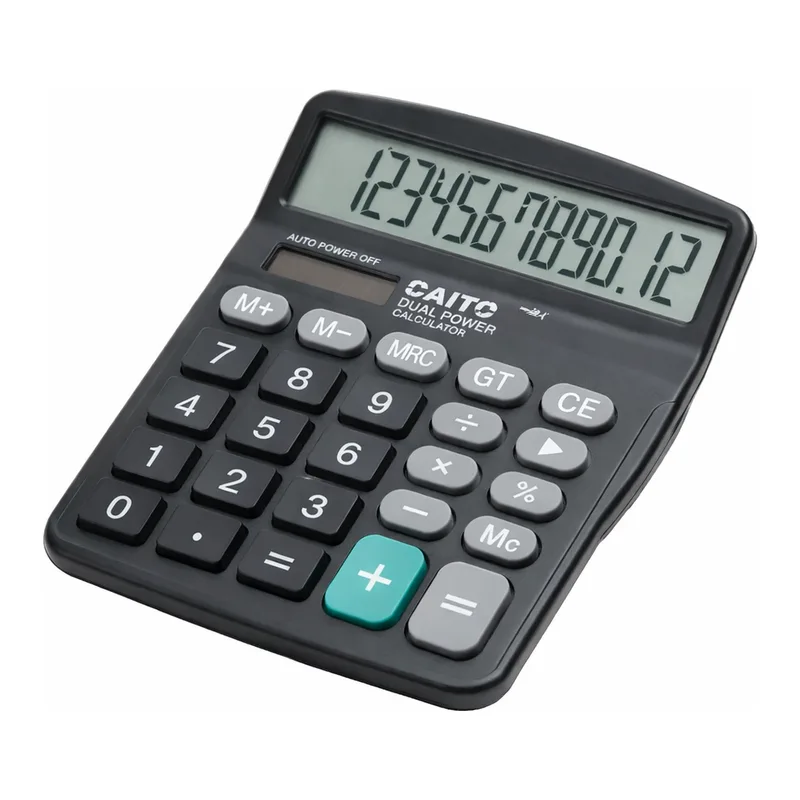 AS ONE ESD Calculator 12 Digits, ESD 탁상계산기 (12 자리)