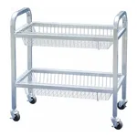 Daihan Science Stainless-steel Cart, with Wire-Shelf·Wire-BasketWith Stop-On Caster, 와이어 선반 · 바