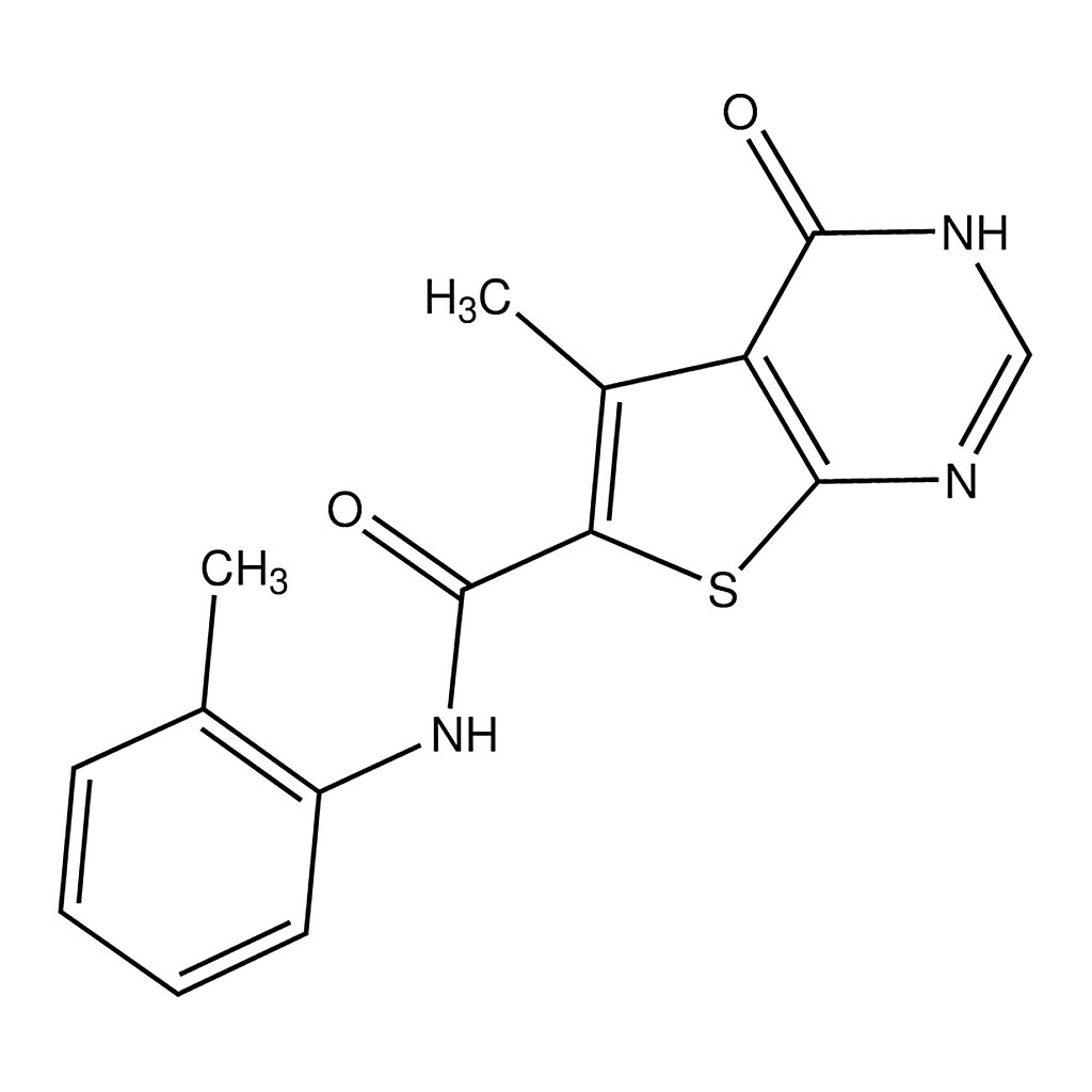 Merck 5-Methyl-4-oxo-N-o-tolyl-3,4-dihydrothieno[2,3-d]pyrimidine-6-carboxamide