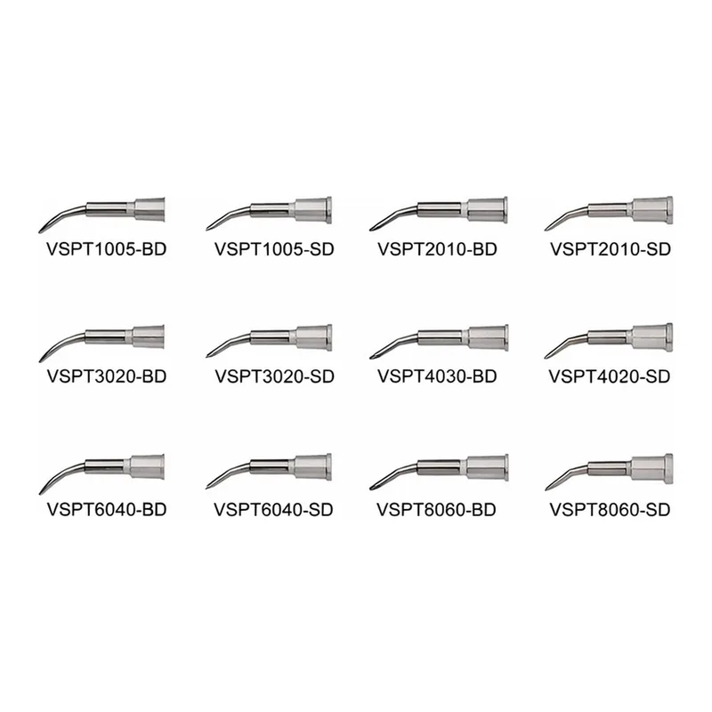 SIPEL 마이크로 VAC 팁 VSPT/굽은타입 TIp