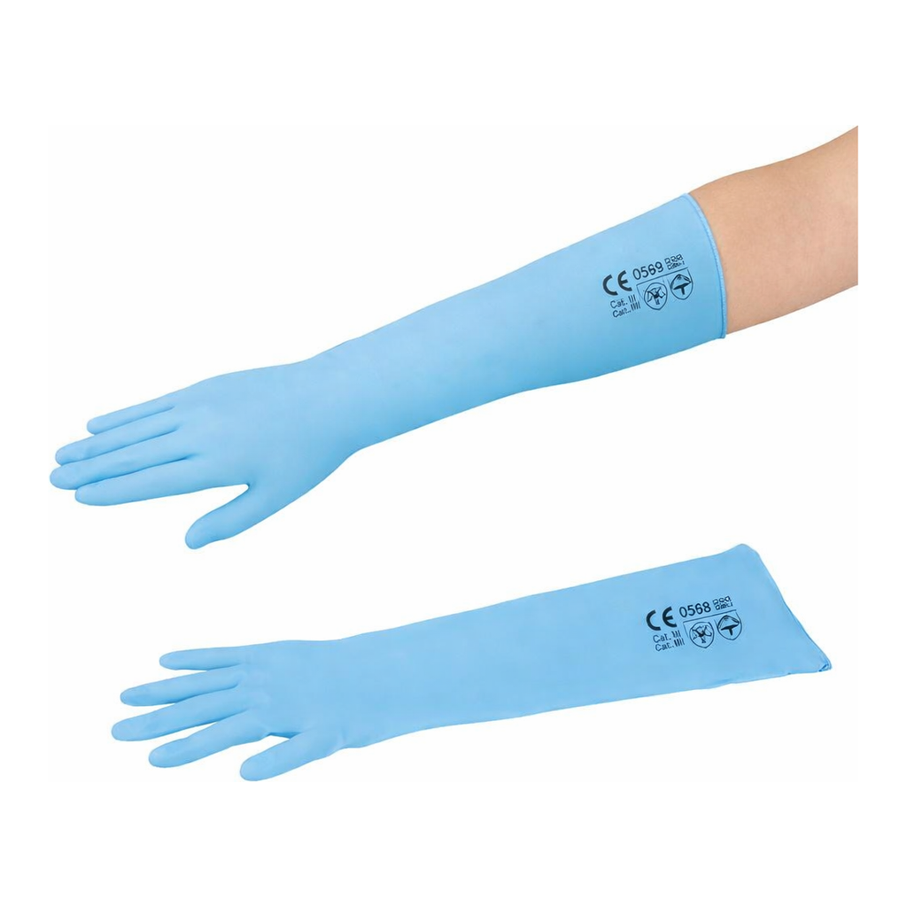 AS ONE Long Nitrile Glove II, 긴 니트릴 장갑 Ⅱ