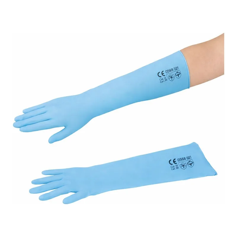 AS ONE Long Nitrile Glove II, 긴 니트릴 장갑 Ⅱ